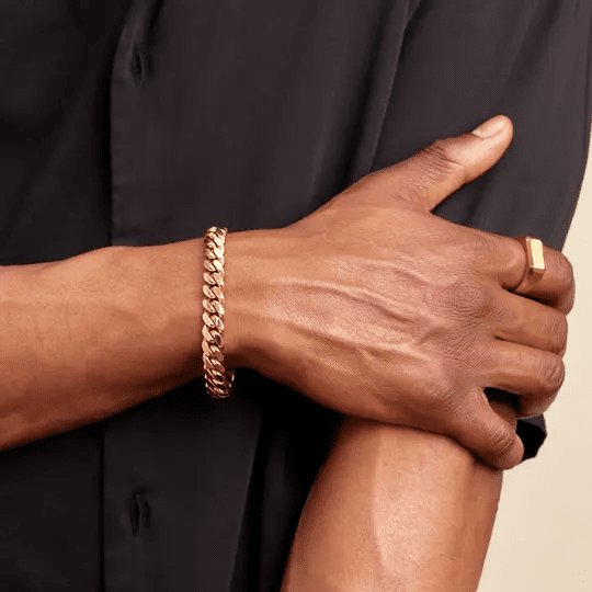 JAXXON Cuban Link Bracelet &ndash; 10mm